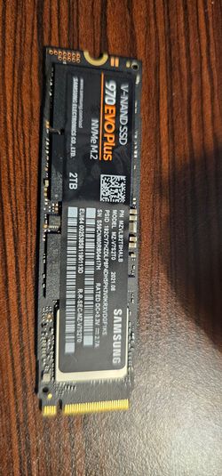 2 tb nvme evo plus 100% healthy