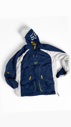 Fox racing vintage windbreaker anorak size large jacket