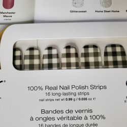 100% REAL NAIL POLISH STRIPS 