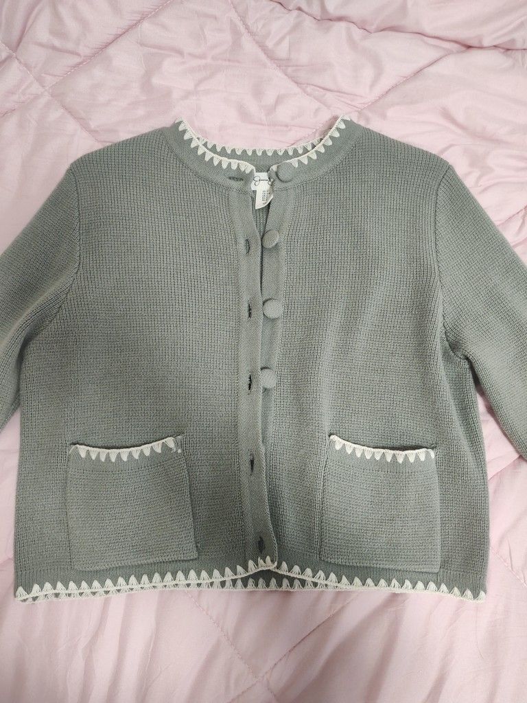 Light Green Knit Sweater
