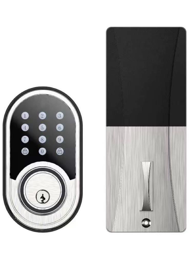 Electronic Deadbolt Door Lock, Keyless Entry Keypad Smart Deadbolt with 1-Touch Motorized Locking and 3 Backup Keys, for The Home, Office, Hotel