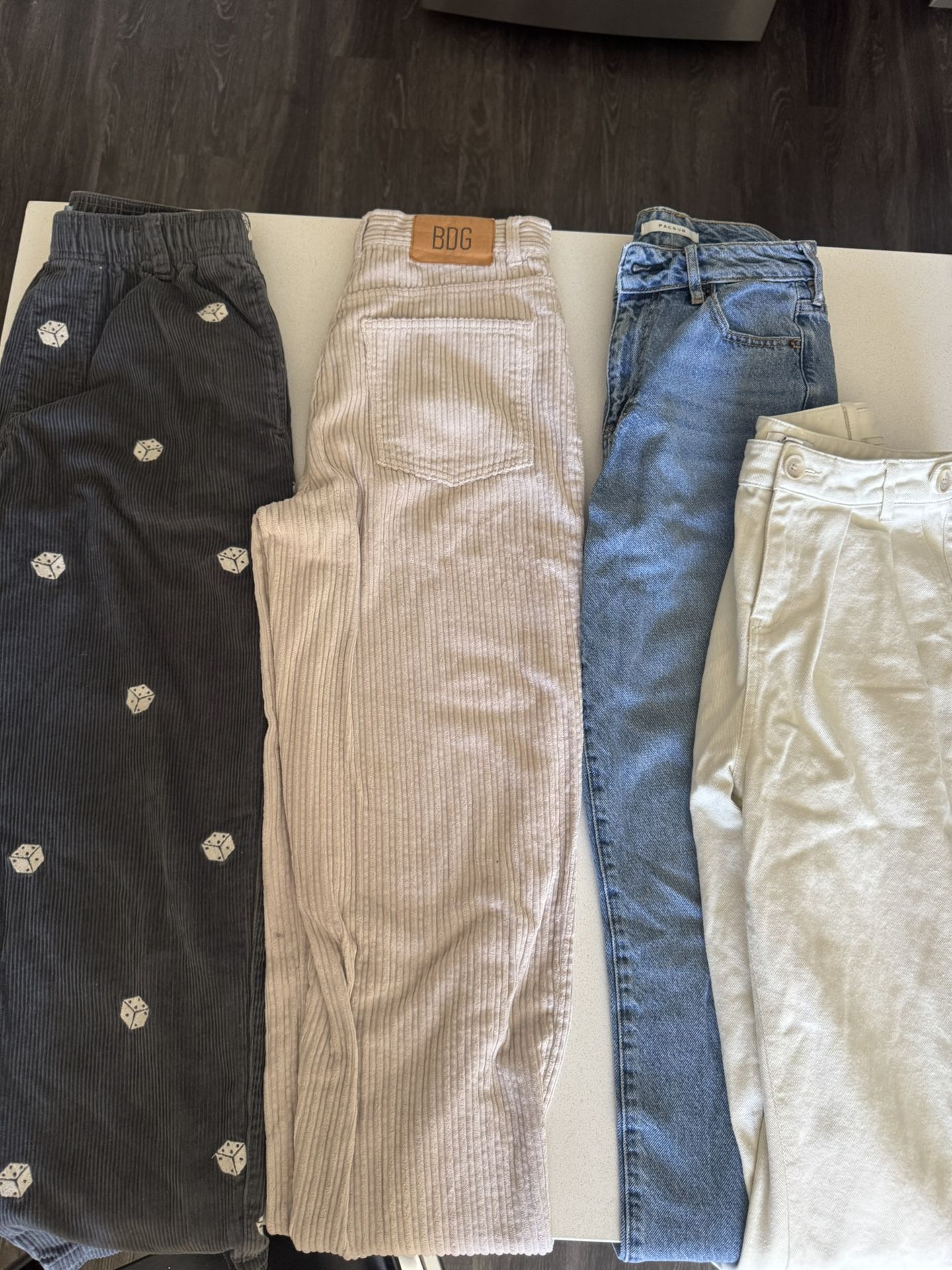 Urban outfitters, Pacsun, ASOS, Levi’s