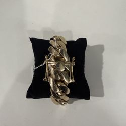 CUBAN BRACELET 10KT YG 