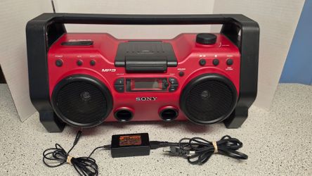 Sony ZS-H10CP CD Player CD-RW Boombox MP3 CD Playback & Radio Headphone READ!!

BAD: When I press some buttons do diferent function probably need some