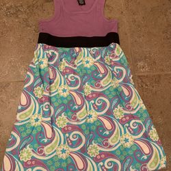 Girls Planet Gold Sleeveless Dress, Size 14