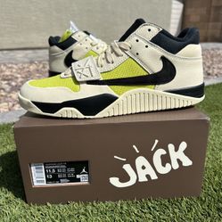 Air Jordan Jumpman Jack TR Travis Scott Bright Cactus NEW/SNKRS RECEIPT SIZE: 11.5 $280 FIRM ONLY!