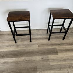 Barstool Ser Of 2 Bancos Para Barra Cafes