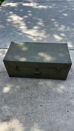 Military footlocker
