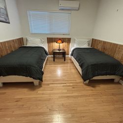 Twin Beds Bedroom Set