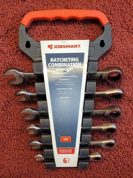 JobSmart Assorted SAE Combination Wrench Set, 6 pc. 1188817