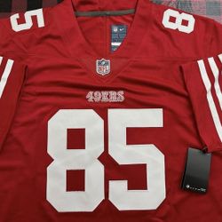 49ers 85 George Kittle Fully Stitched (Small To 3XL)