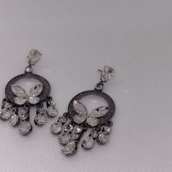 Elegant Silver Dangle Earrings