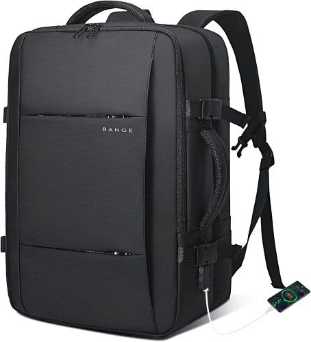 BANGE Travel Backpacks,Flight Approved Carry On Backpacks, 17-inch Laptop Backpack for International Travel Bag,Weekender Luggage Backpack for Men