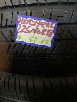 Set  Of 4 ,Good Year 225-60-18 Price is Nice $80 Each.