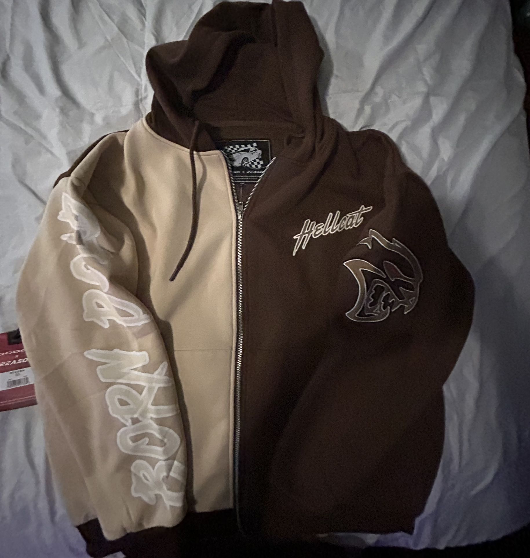 Dodge X Reason Limited Edition Collaboration Hellcat Raise Hell Full Zip Hoodie