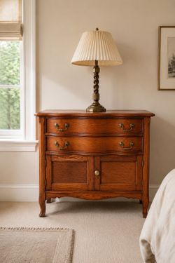 Antique Solid Oak Dresser
