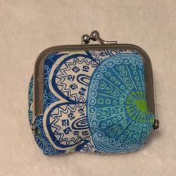 Vera Bradley Pocket Mini Change Purse 2.5" x 3.0"