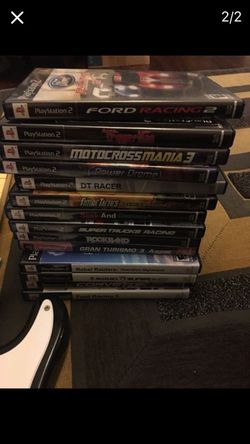 Ps2 with games and rockband