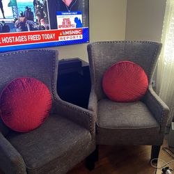 Like New Two Arm Chairs