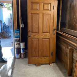 Solid Oak Door