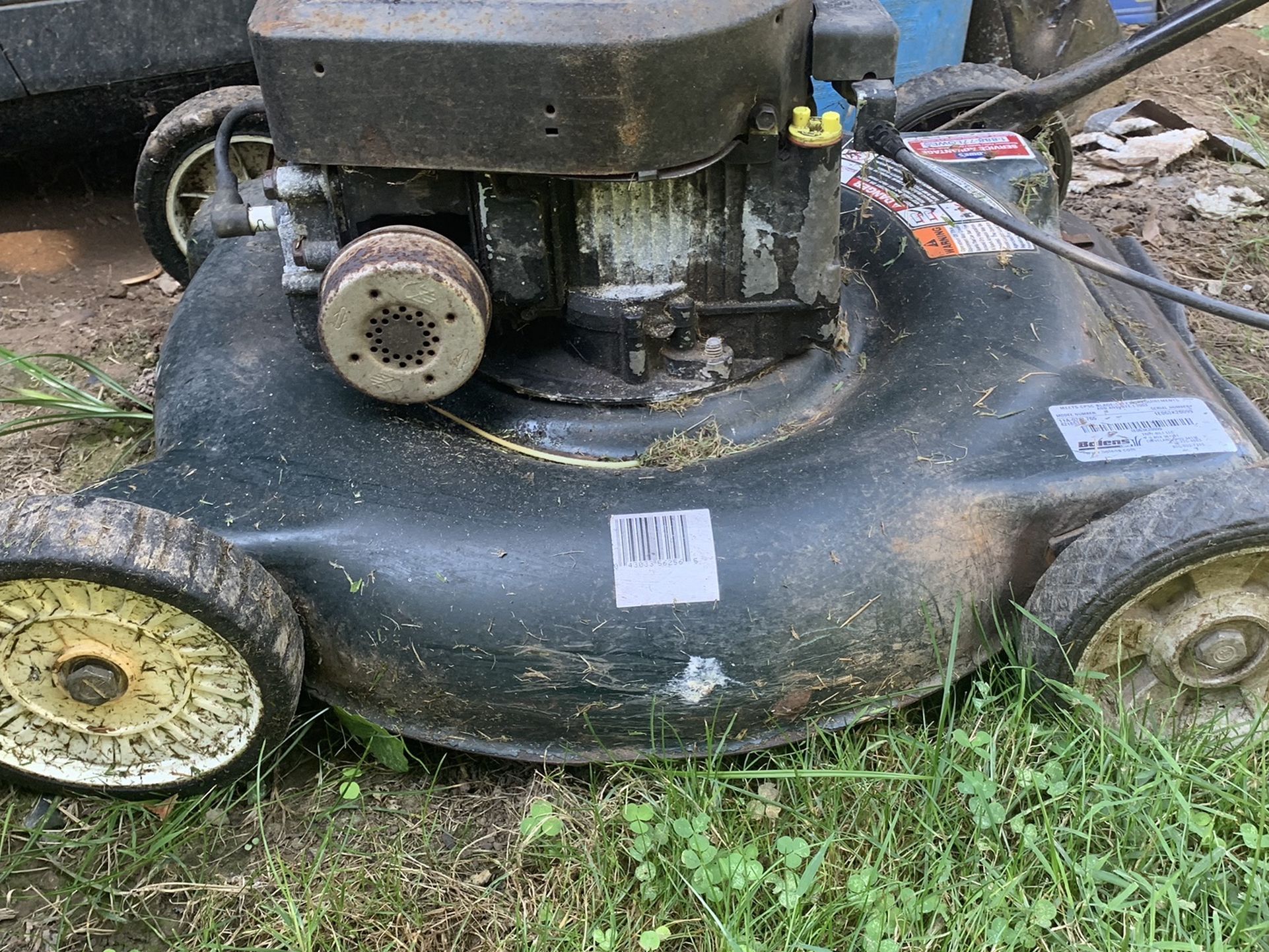 Bolens Push Lawn Grass Mower 4.5hp Briggs