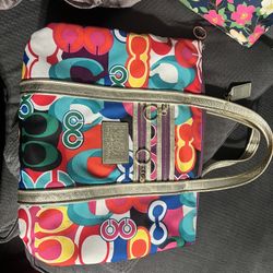 Coach Poppy Graffiti Bag