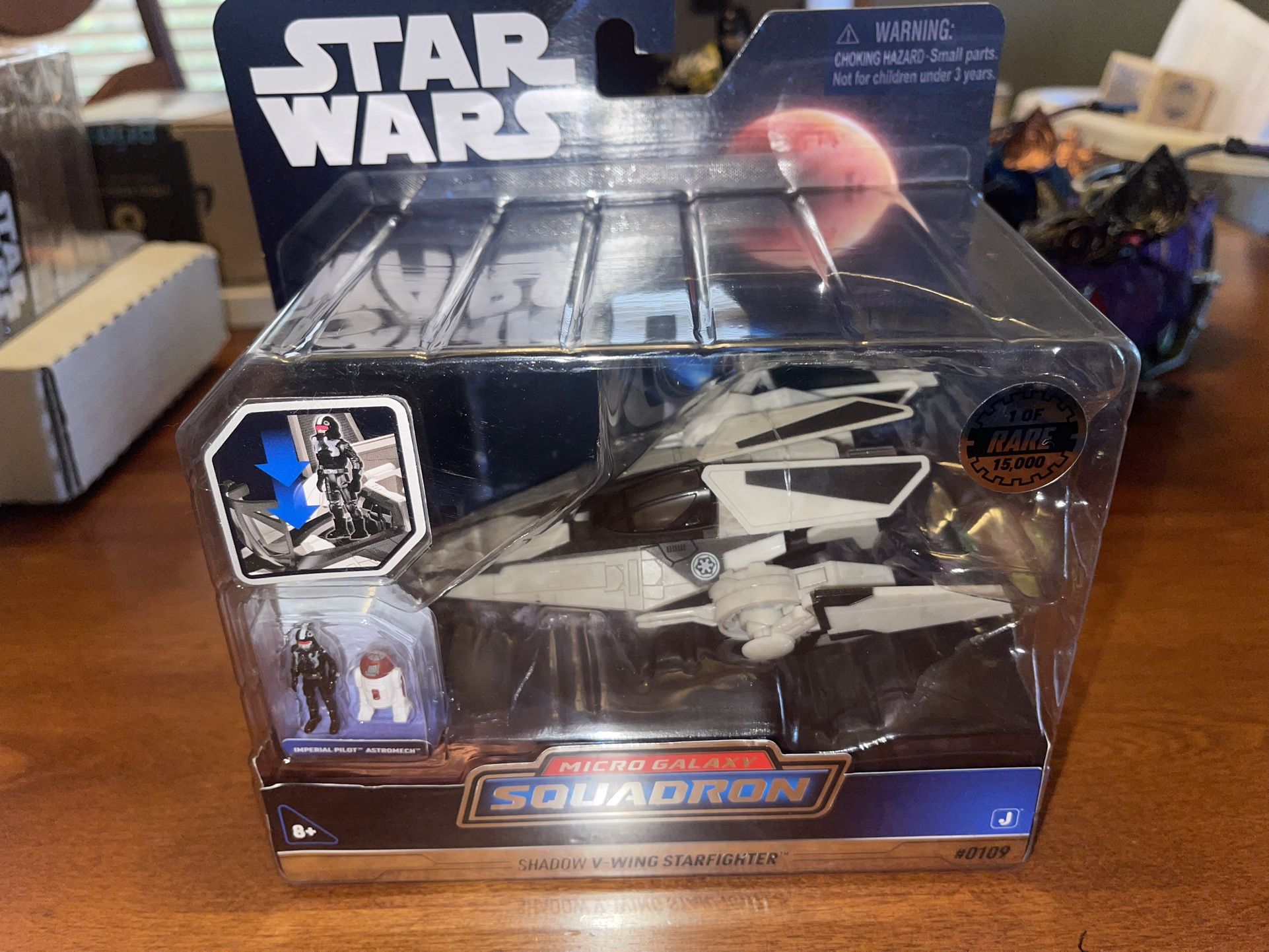 Star Wars Micro Galaxy Shadow V-Wing Starfighter Rare Chase 1of 1500