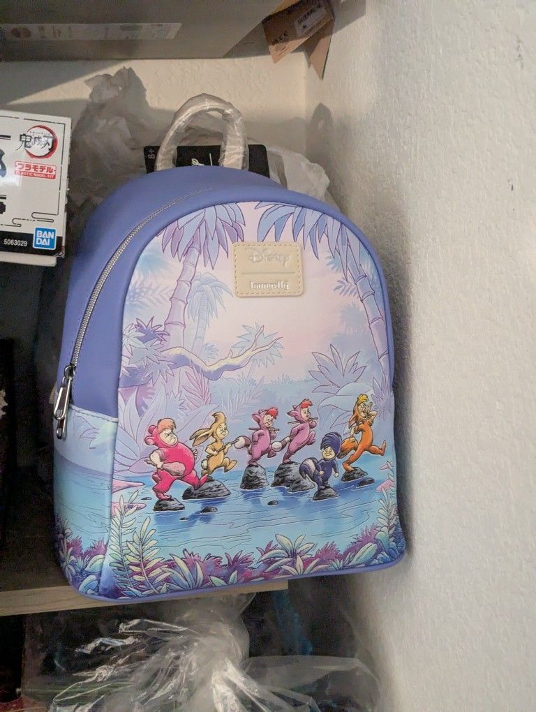 Loungefly Peter Pan Lost Boys Mini Backpack Disney New