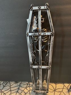 Skeleton Coffin Light Decor