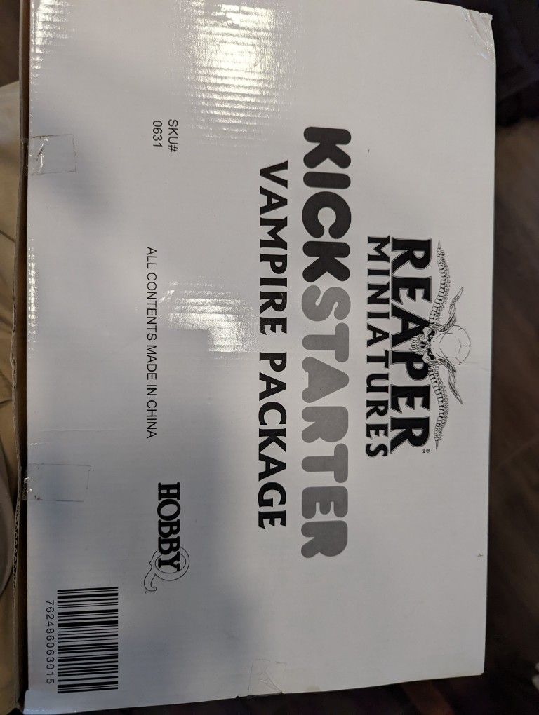Reaper Bones Miniature Kickstarter Vampire Package