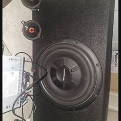 Amp Speakers And Subwoofer 