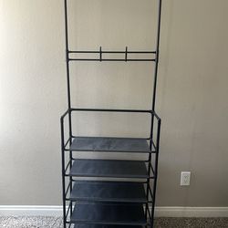 Shoe Rack w Storage top