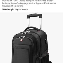 Like New Backpack With Rolling Wheels Durable And Replaceable 