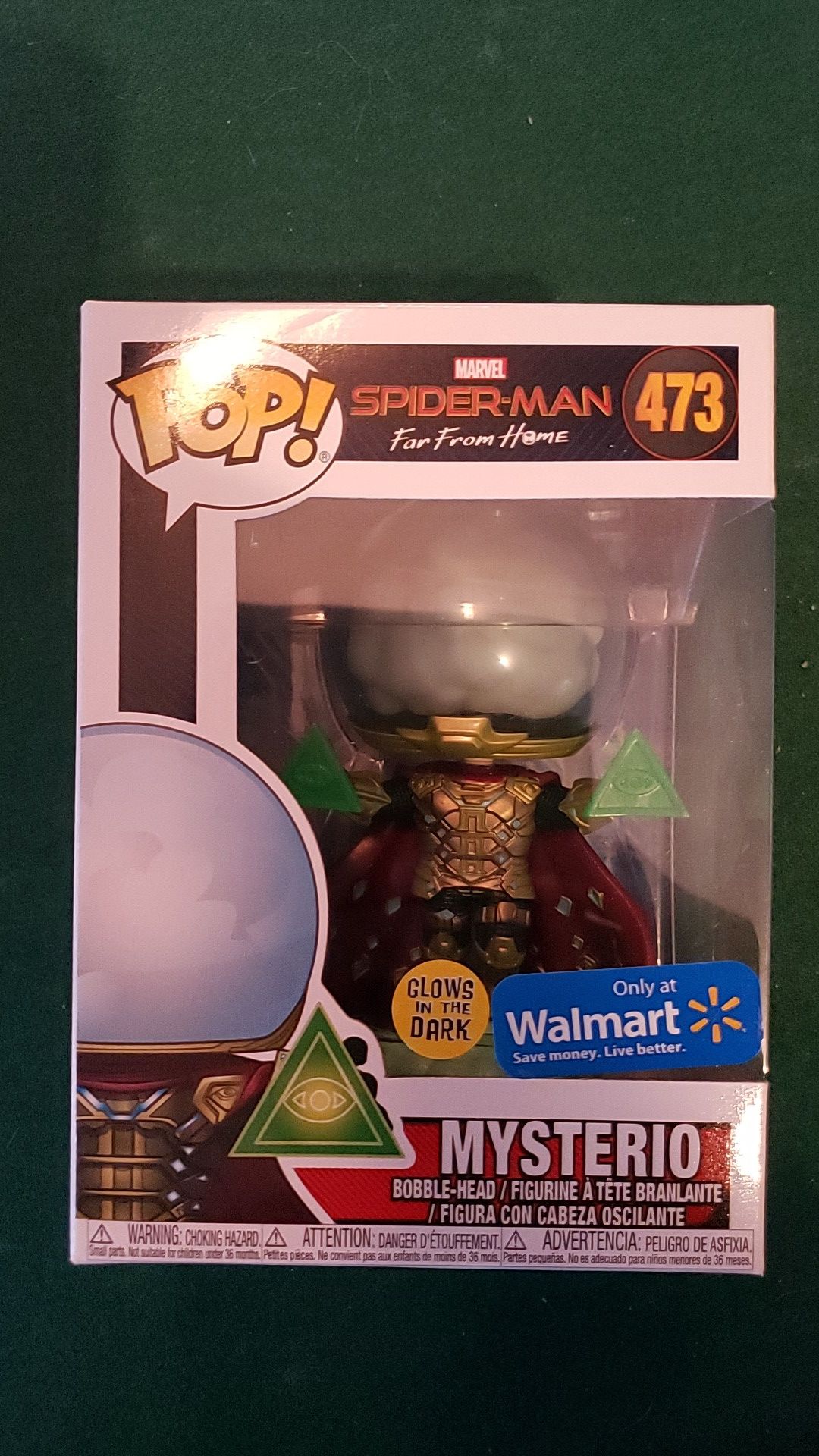 Mysterio GITD Walmart Exclusive funko Pop