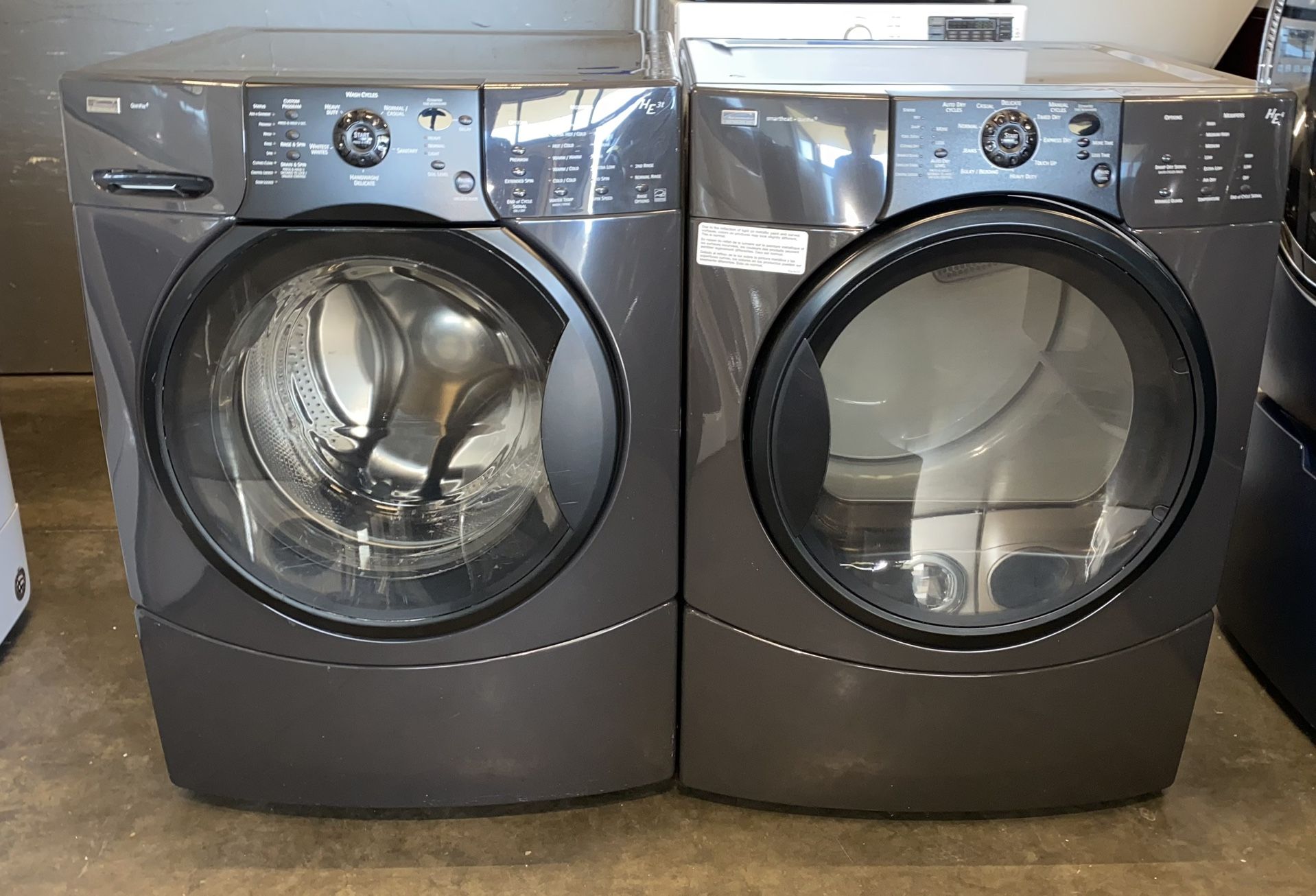 KENMORE ELITE XL CAPACITY WASHER DRYER ELECTRIC SET