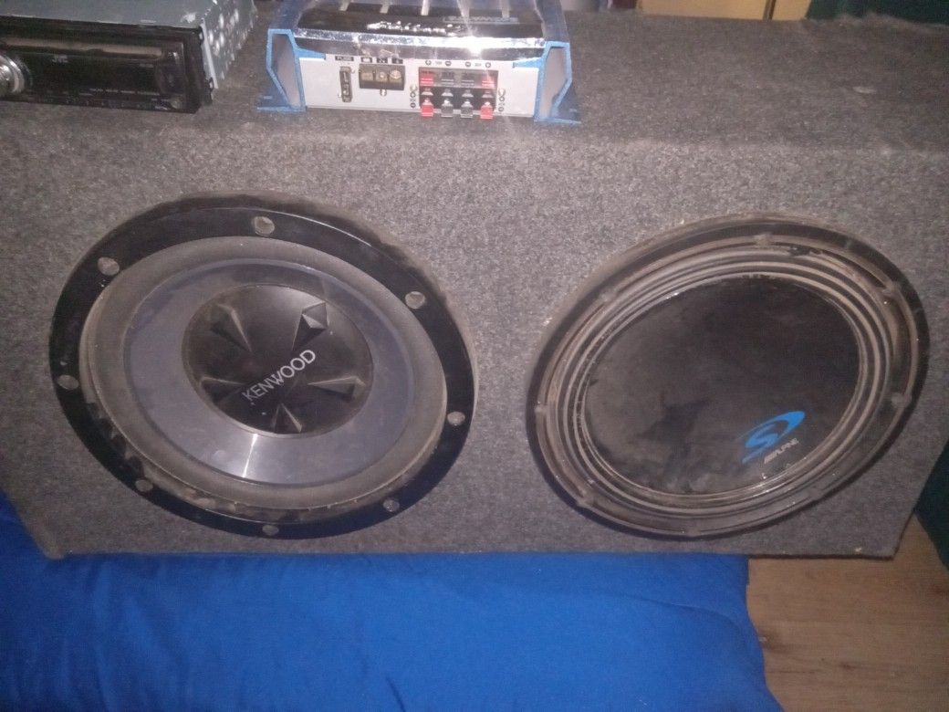 Used Subs With Amp And Deck