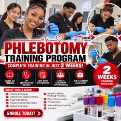 2 Week Phlebotomy Class