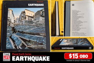 Vintage Time-Life Planet Earth: Earthquake – Illustrated Hardcover Book – $15 OBO