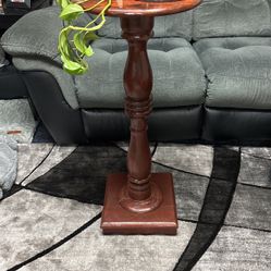 Antique Real Wood Plant Stand