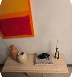 Console Solid Travertine MCM