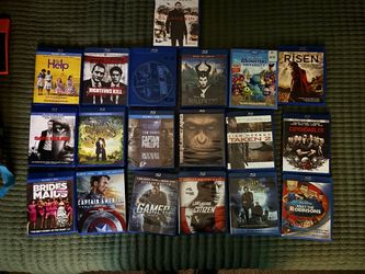 Bluray movies and DVDs