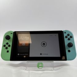 Nintendo Switch v2 Video Game Console Only HAC-001(-01)  Animal Crossing Edition