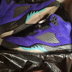 jordan retro 5 grape size 9