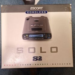 Escort Solo S2 Cordless Radar Detector