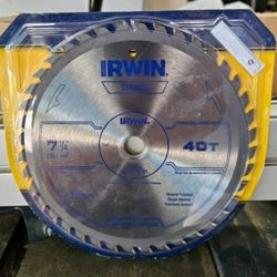 Irwin Classic 7-1/4" x 40-Tooth General Purpose Circular Saw Blade.