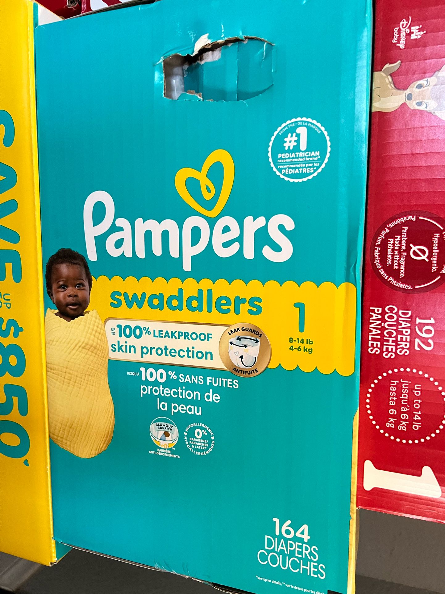 Pampers Swaddlers Diapers For Sale