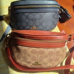 Two Coach Bethany Bum Bags