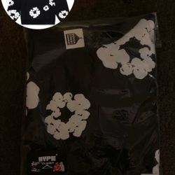 Denim Year Hoodie Black White 