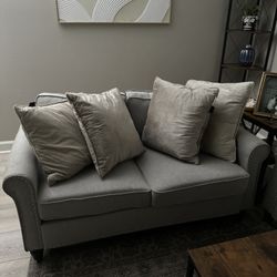 Both Sofas And Coffee Table $450