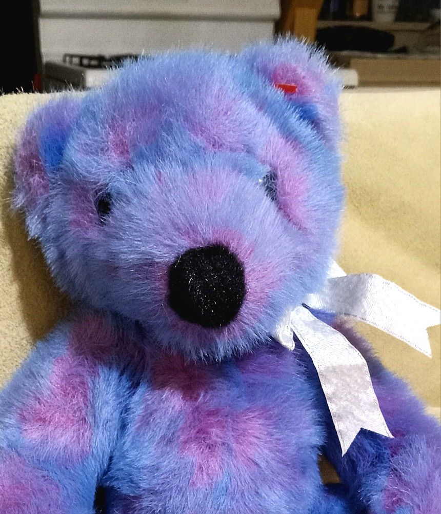 Ty Classic Beanie Baby Buddy Purple Beary